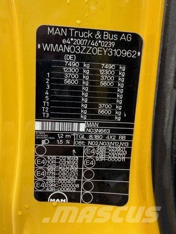 MAN TGL 8.180 BB Pritschenwagen/Pritschenwagen mit Seitenklappe