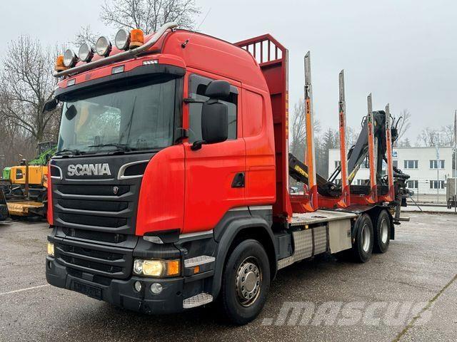 Scania R520 V8 Holzfahrzeuge