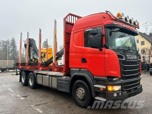 Scania R520 V8 Holzfahrzeuge
