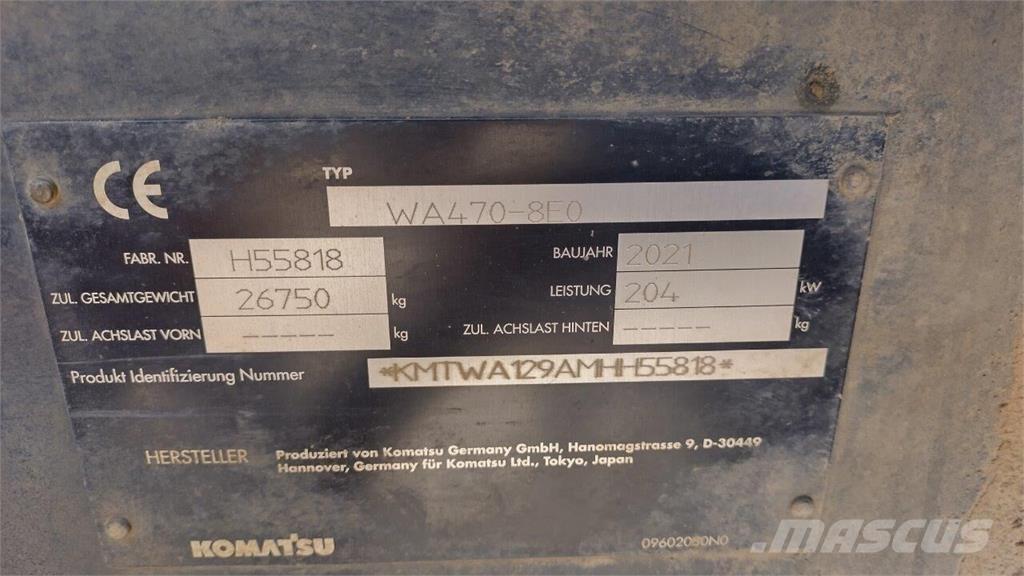 Komatsu WA 470-8 Radlader
