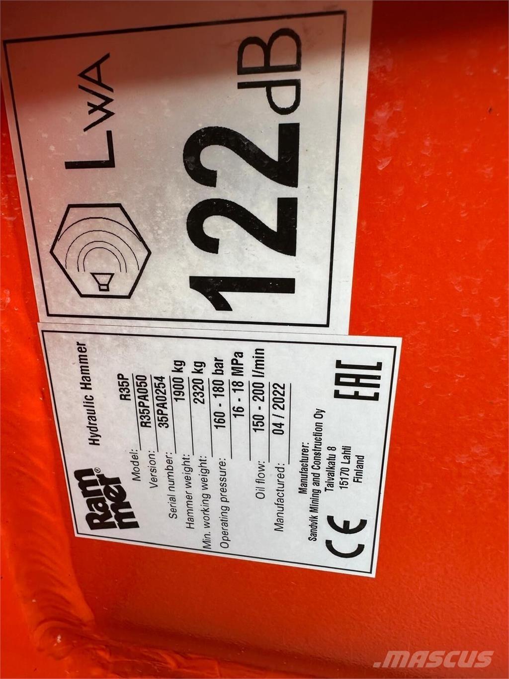 Rammer R35P Sonstige Baumaschinen