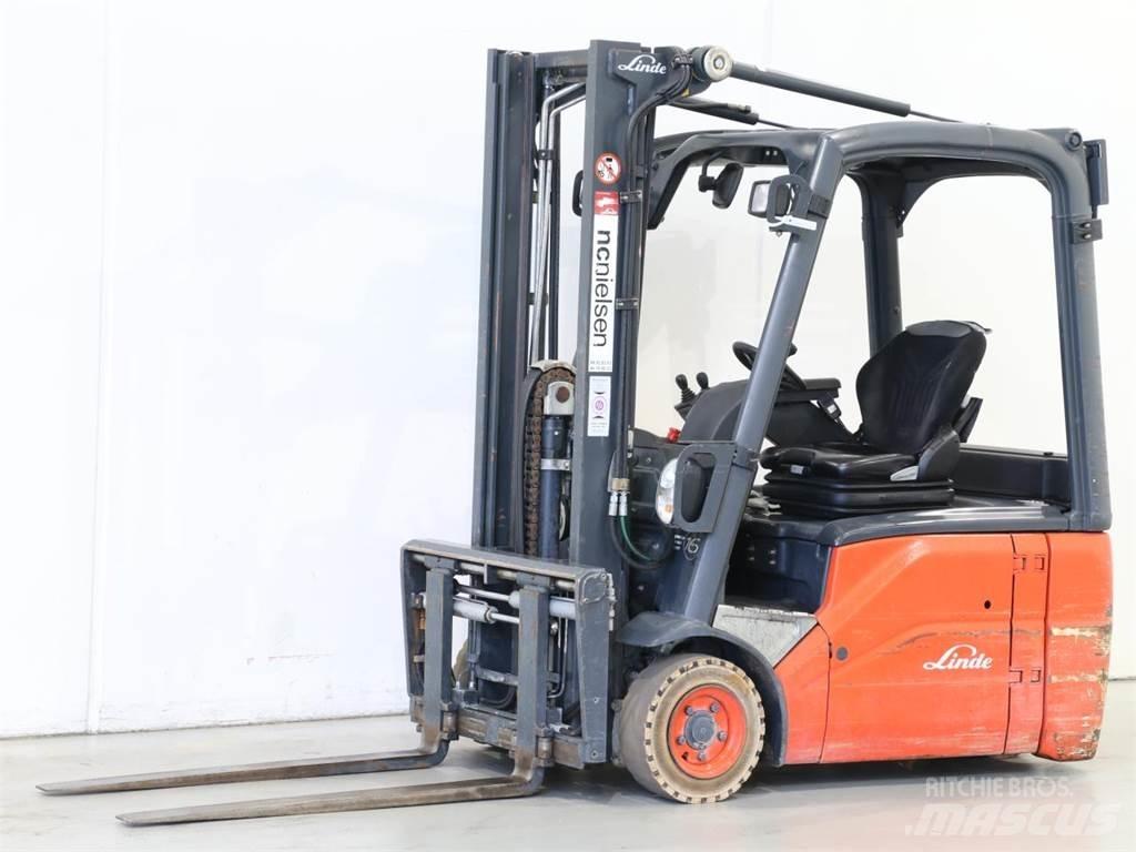 Linde E16/386-01 Elektro Stapler