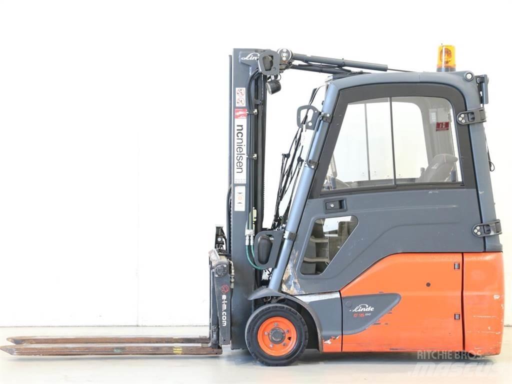 Linde E16/386-02 EVO Elektro Stapler