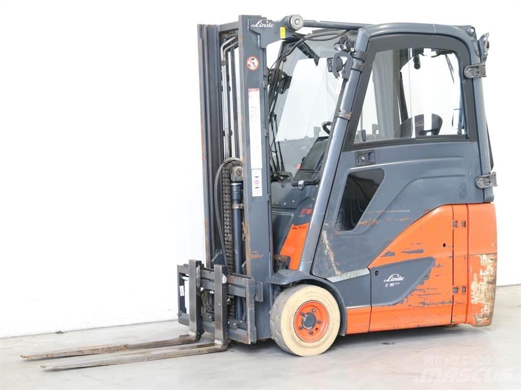Linde E16H/386-02 Elektro Stapler