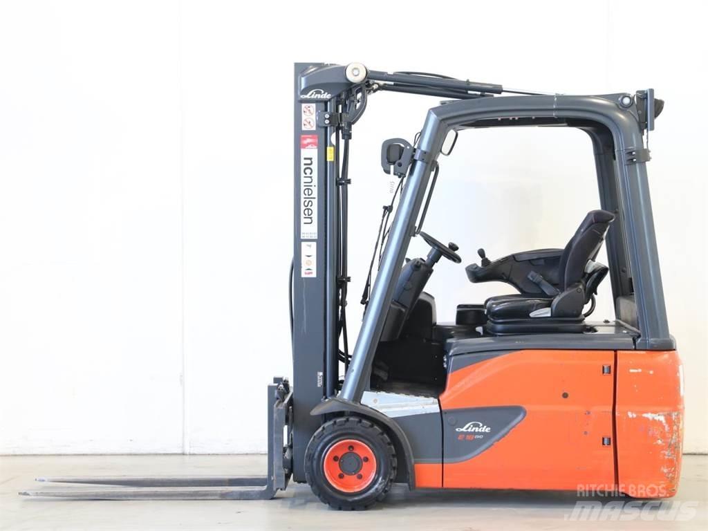 Linde E18 EVO/386-02 Elektro Stapler