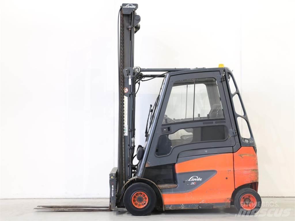 Linde E20/600H/387 Elektro Stapler