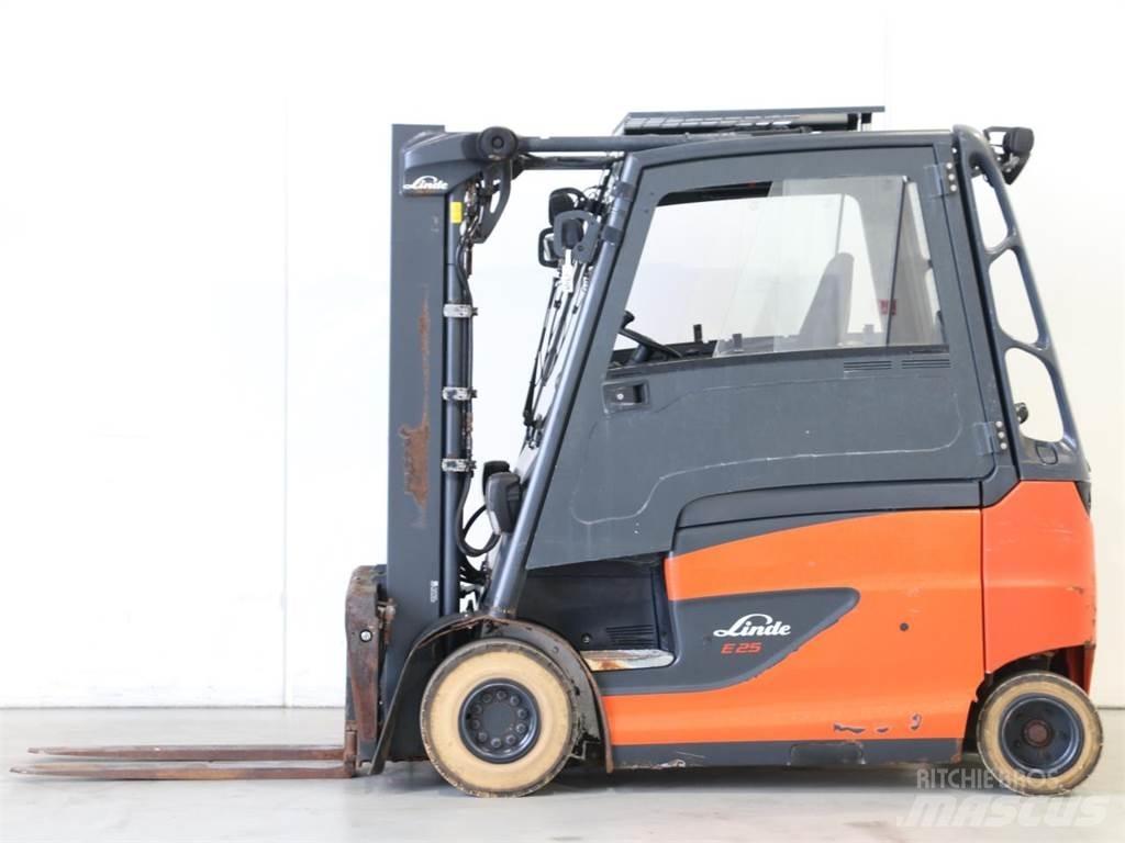 Linde E25/600HL/387 Elektro Stapler
