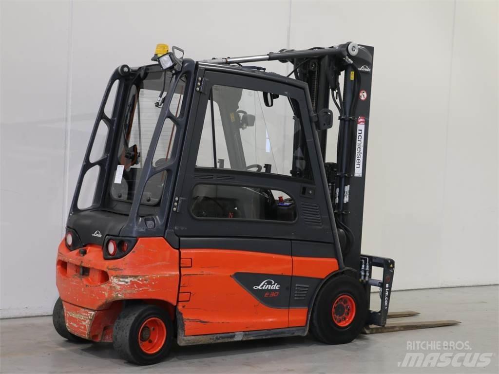 Linde E30L/387 Elektro Stapler