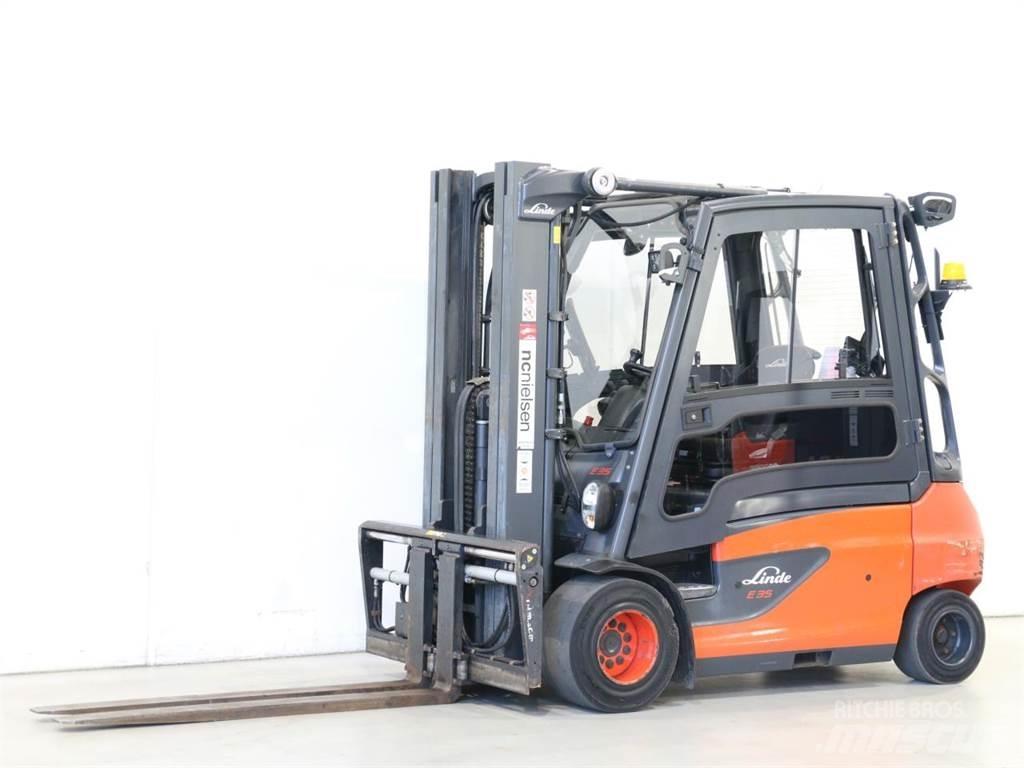 Linde E35L/387-01 Elektro Stapler