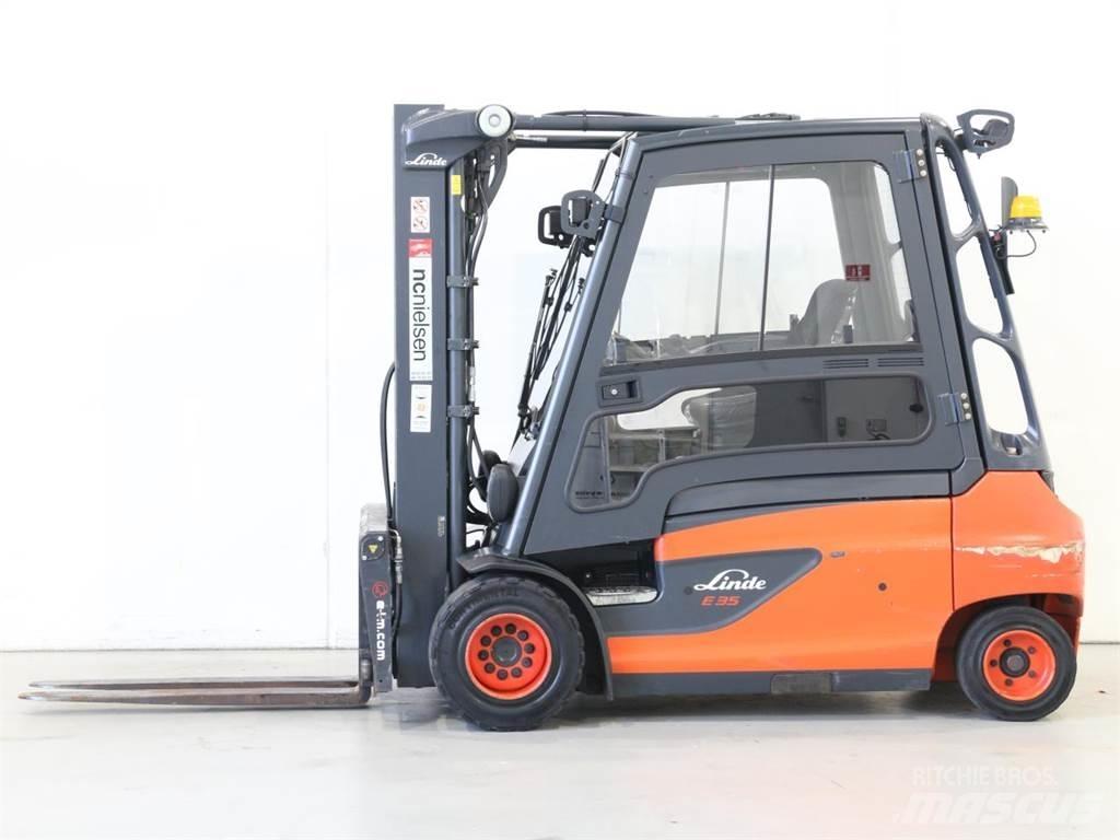 Linde E35L/387-01 Elektro Stapler