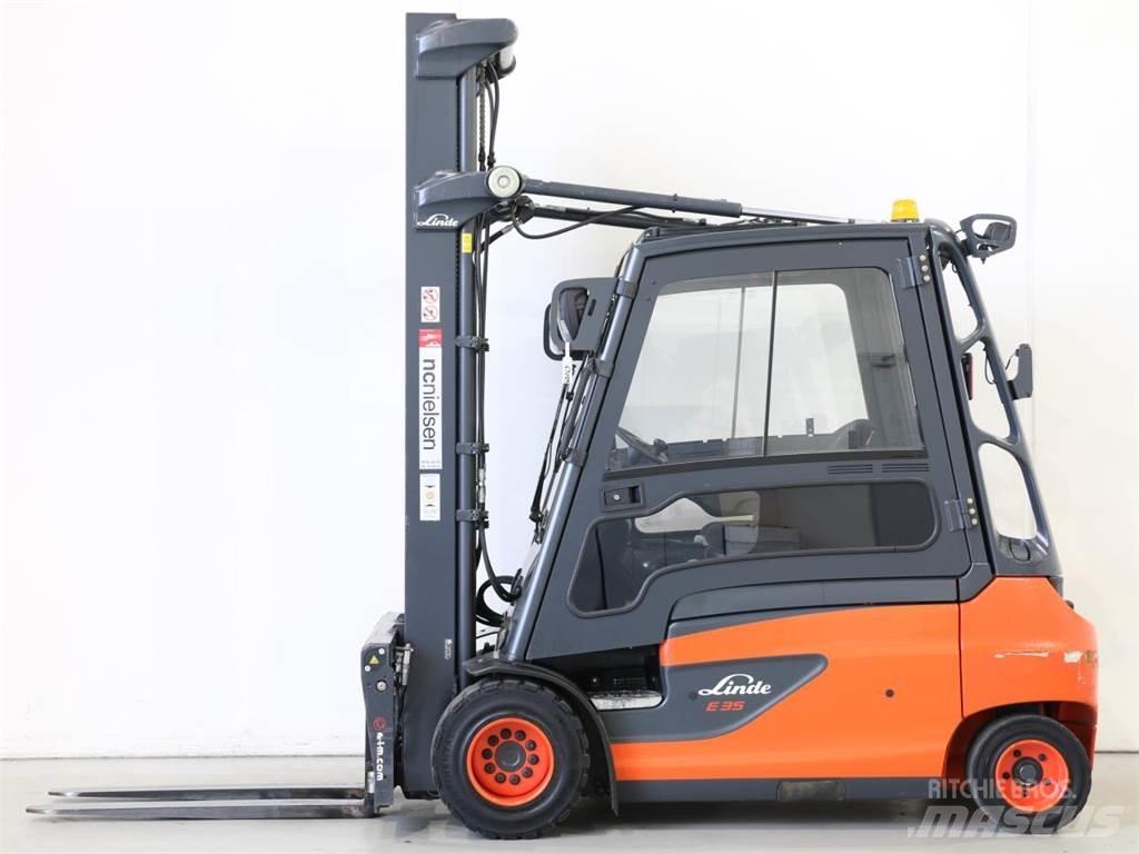Linde E35L/387-01 Elektro Stapler