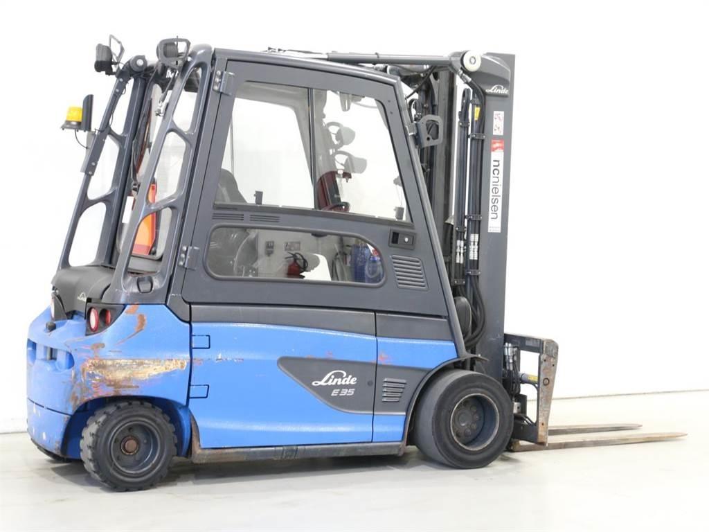 Linde E35L/387-01 Elektro Stapler