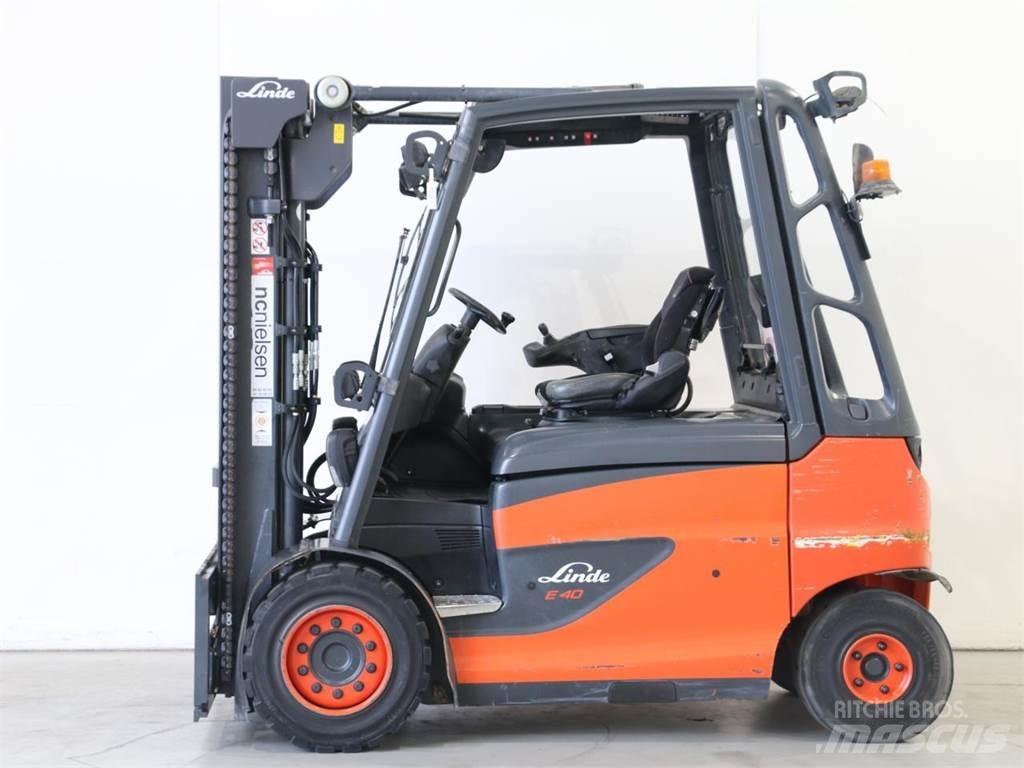 Linde E40/600H/388 Elektro Stapler