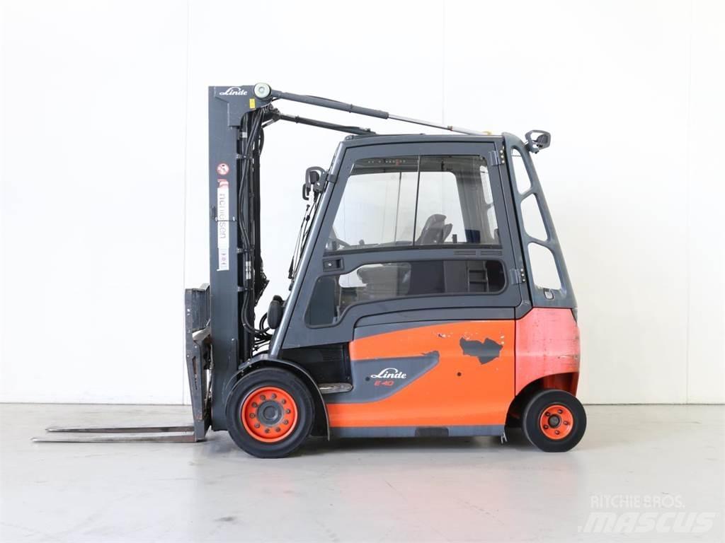 Linde E40/600HL/388 Elektro Stapler