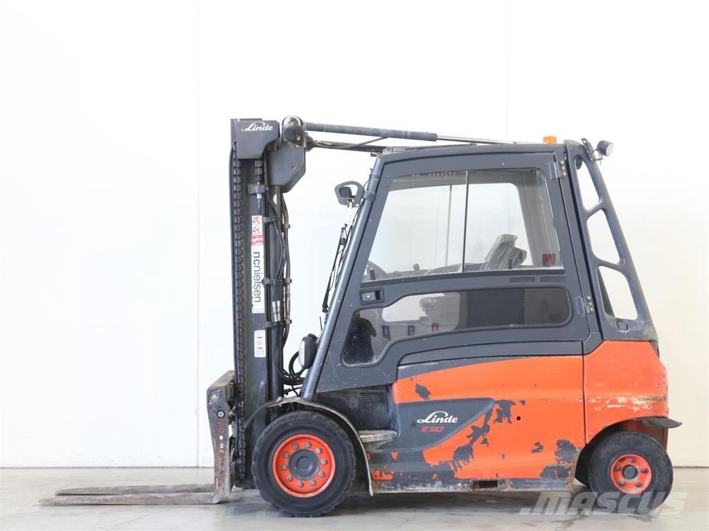 Linde E50/600HL/388 Elektro Stapler