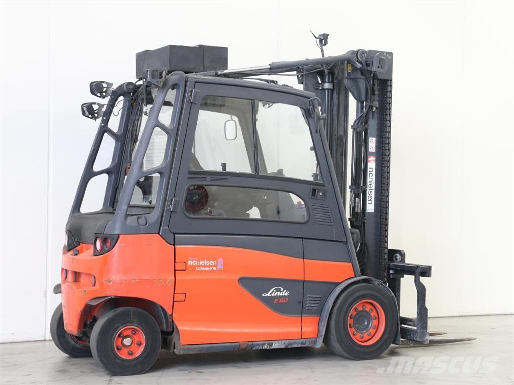 Linde E50HL/388 Elektro Stapler