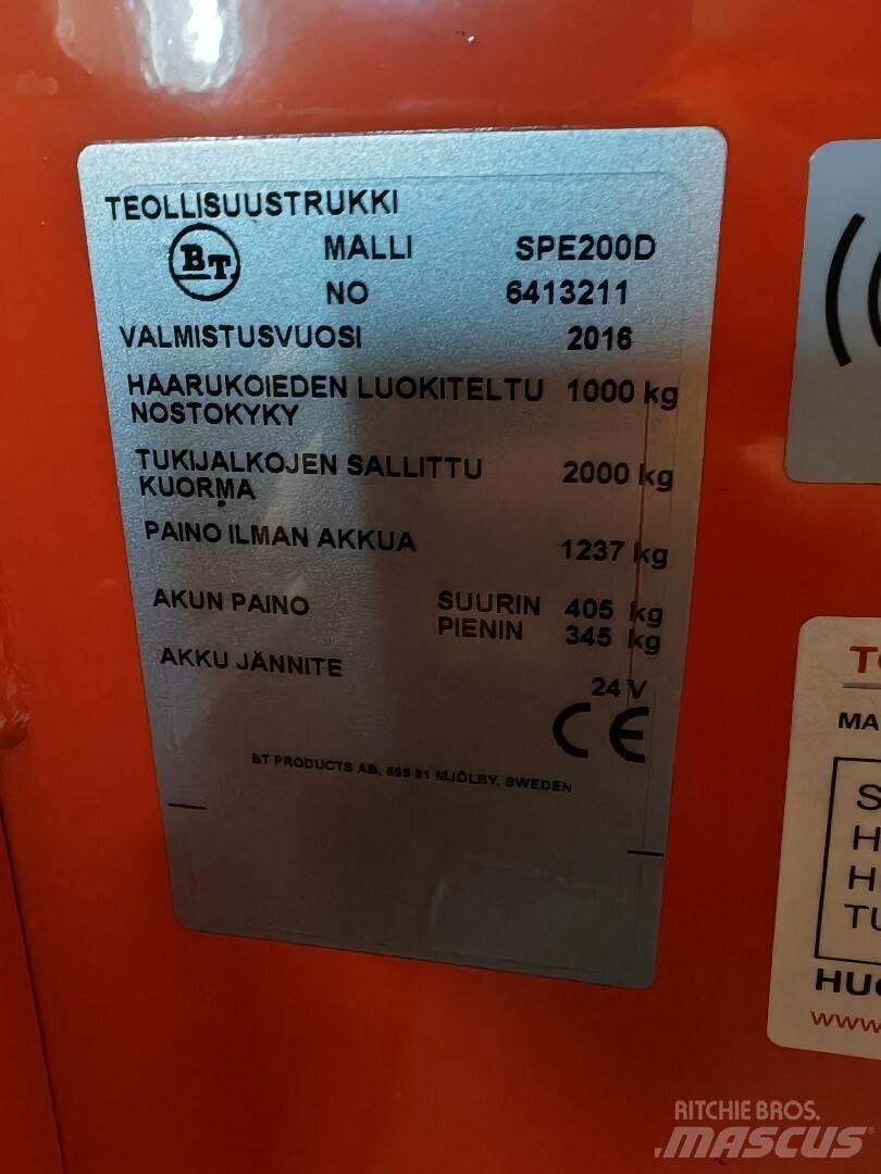 BT SPE200D Andere Gabelstapler