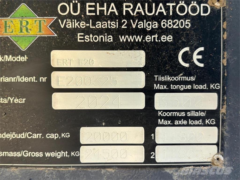 ERT E 20 Kippanhänger