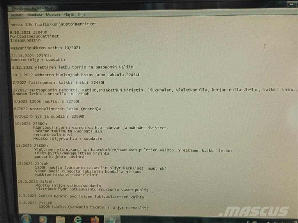 Ponsse Elk Forwarder