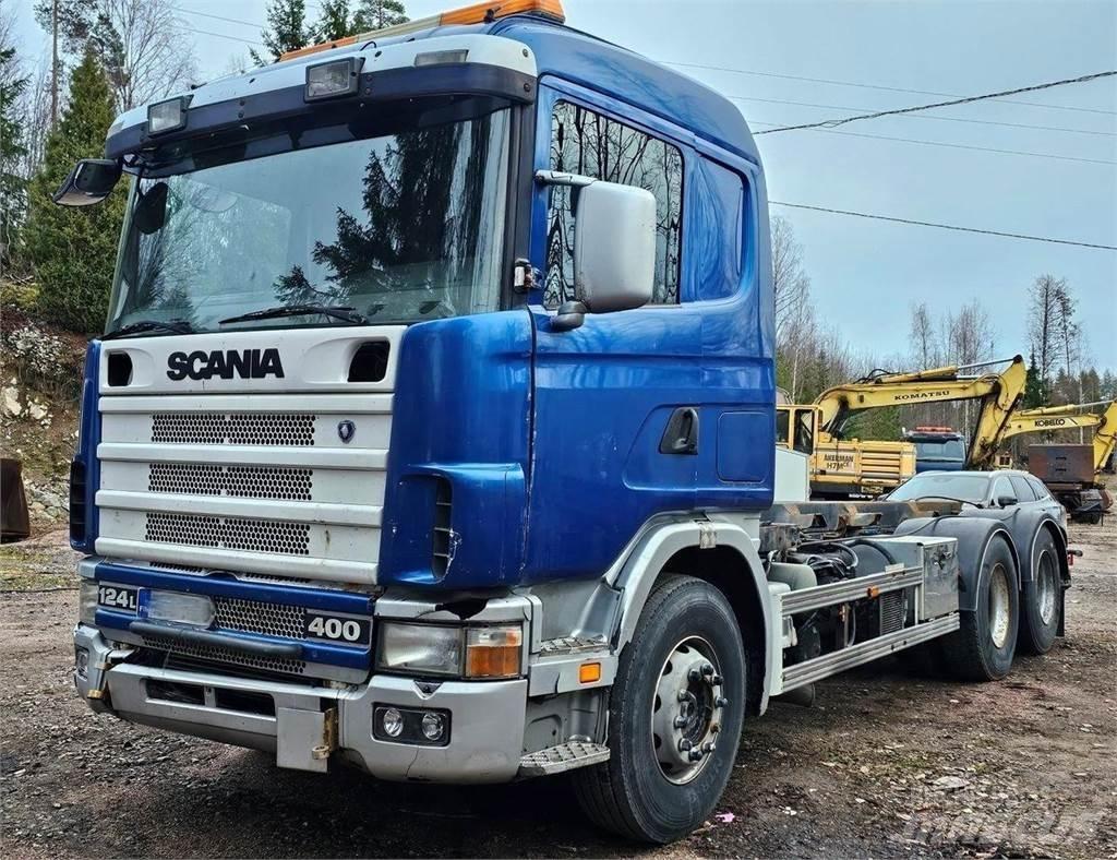 Scania 124 L 6x2 Abrollkipper