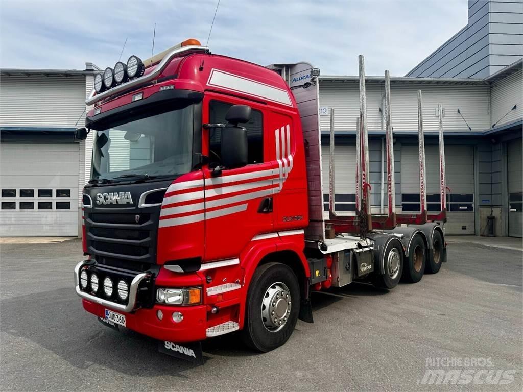 Scania R730 8x4 Holzfahrzeuge
