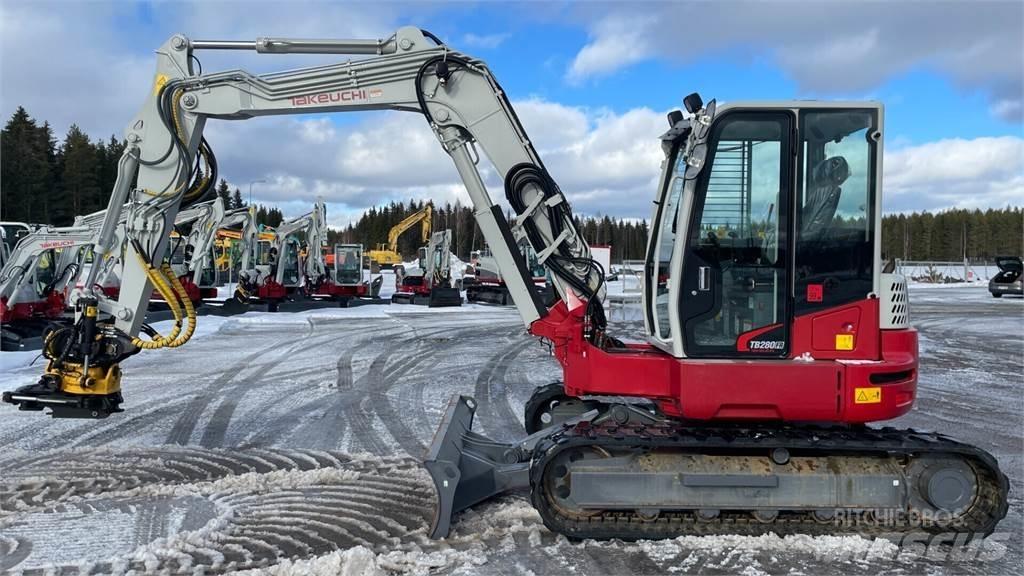 Takeuchi TB280FR Midibagger  7t - 12t