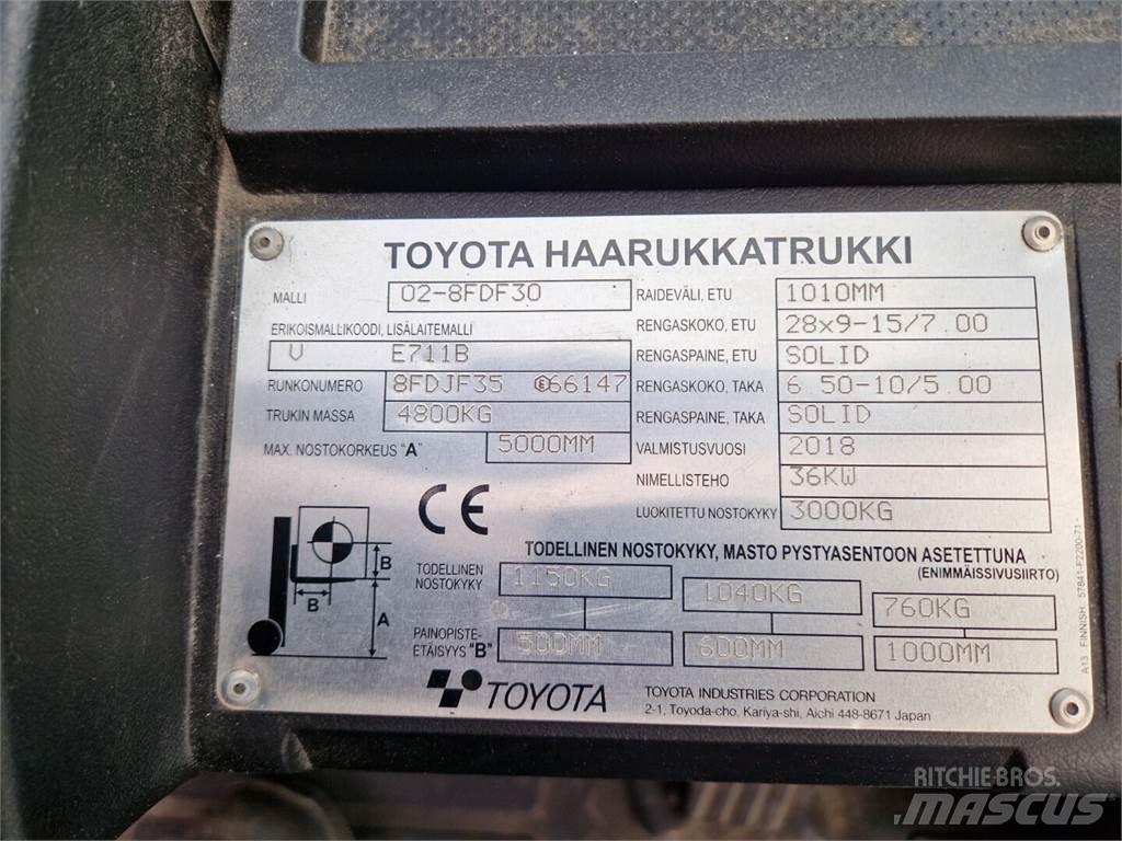 Toyota 02-8FDF30 Diesel Stapler