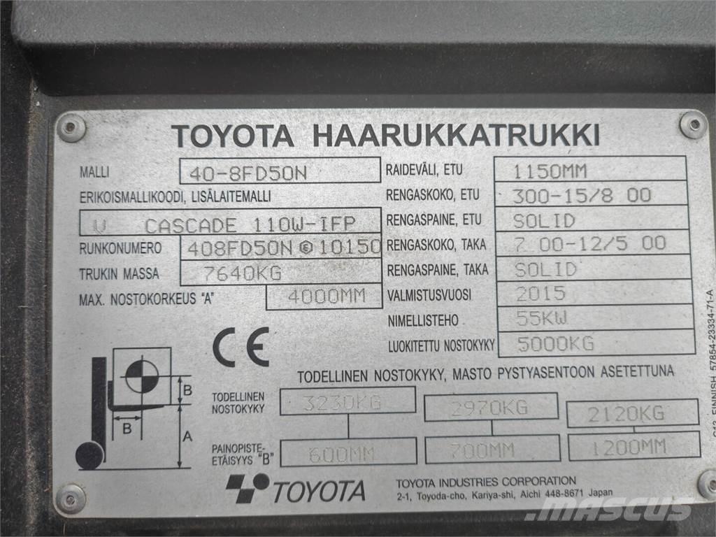 Toyota 40-8FD50N Diesel Stapler