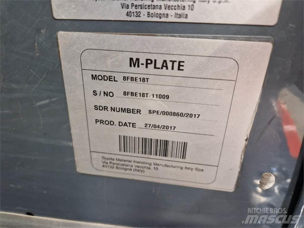 Toyota 8FBE18T Elektro Stapler