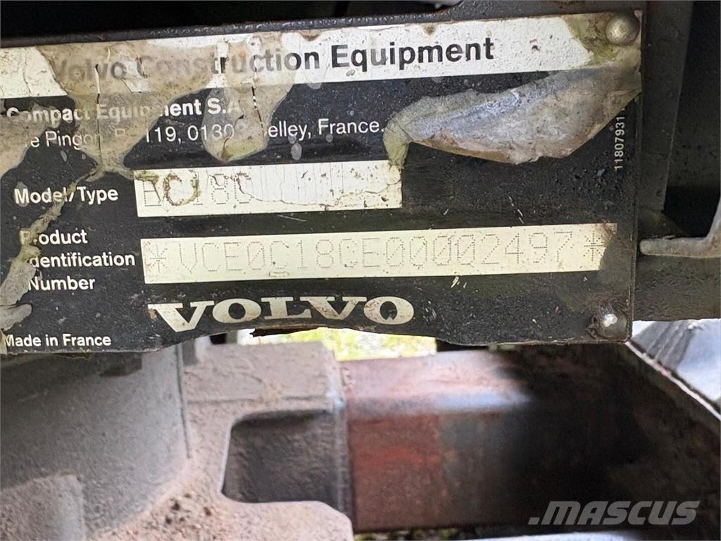 Volvo EC 18 C Minibagger < 7t
