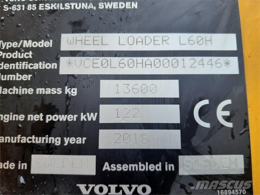 Volvo L60H Radlader