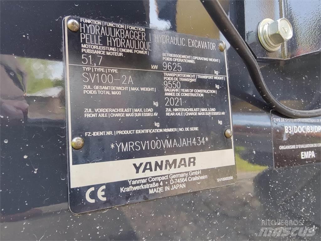 Yanmar SV100-2 Midibagger  7t - 12t