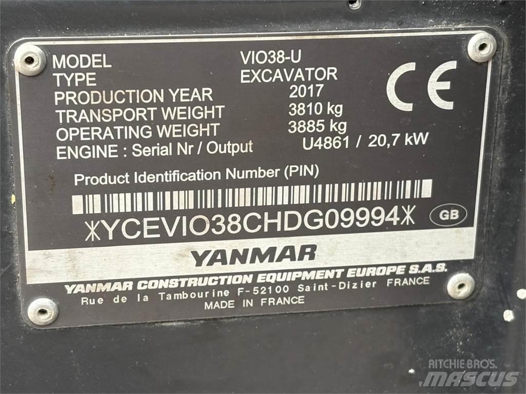 Yanmar VIO 38-U Minibagger < 7t