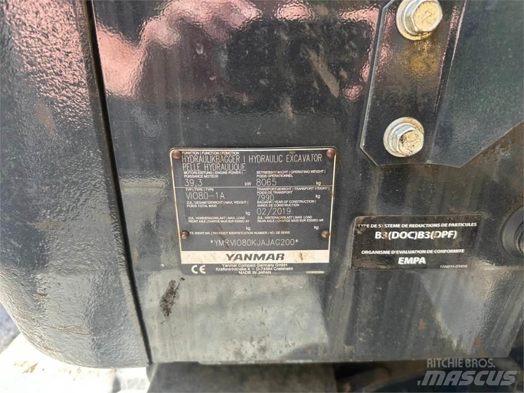 Yanmar Vio 80-1A Midibagger  7t - 12t