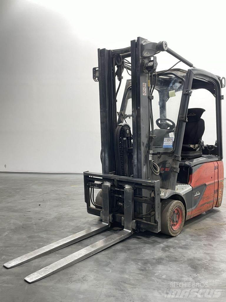 Linde E16-02-386 Elektro Stapler