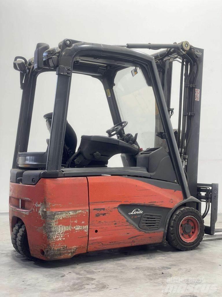 Linde E16-02-386 Elektro Stapler