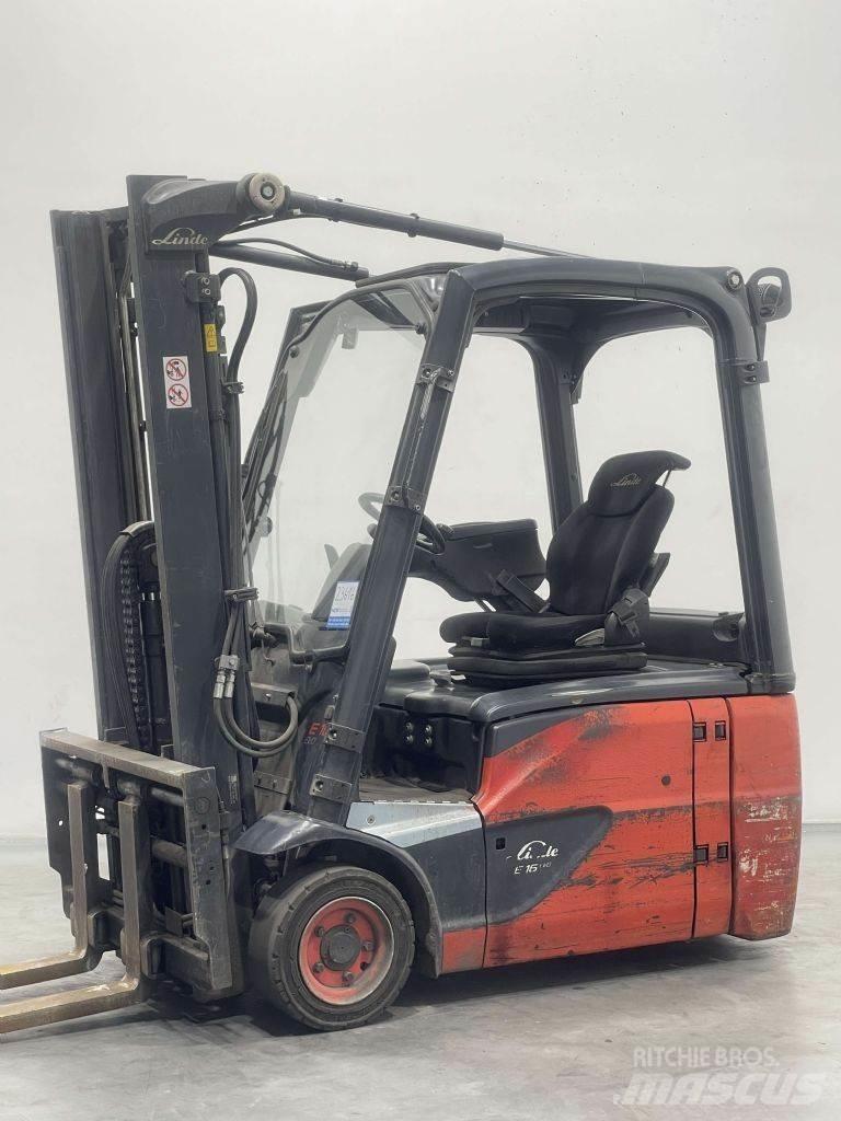 Linde E16-02-386 Elektro Stapler