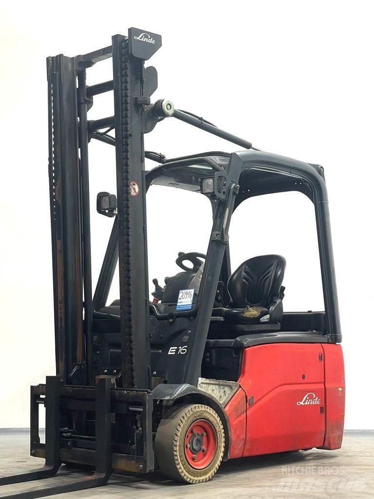 Linde E16-386 Elektro Stapler