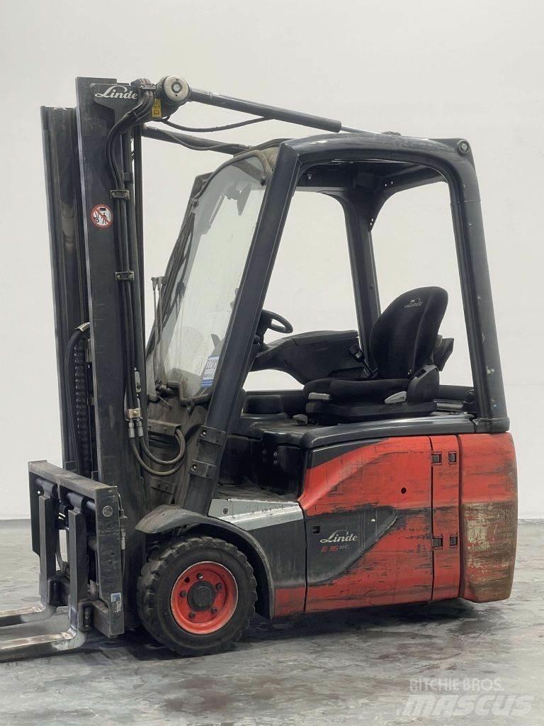 Linde E16C-02-386 Elektro Stapler