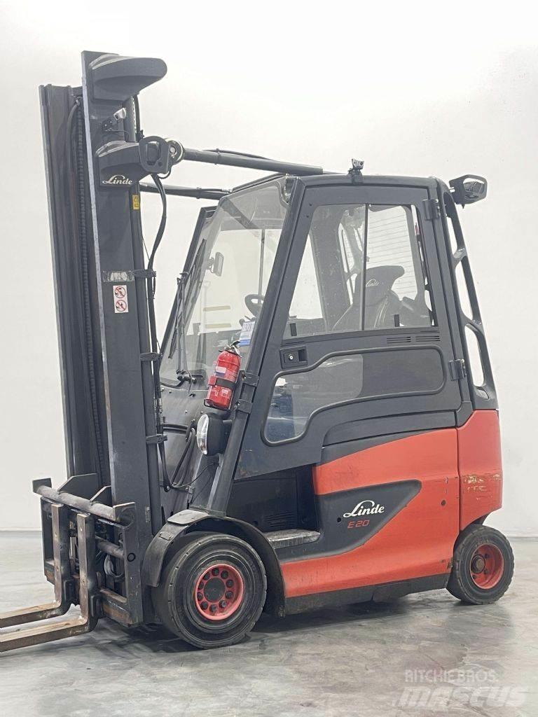 Linde E20-01/600-387 Elektro Stapler