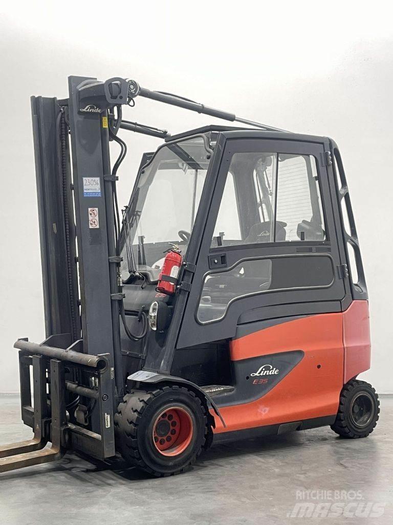 Linde E35HL-01-387 Elektro Stapler