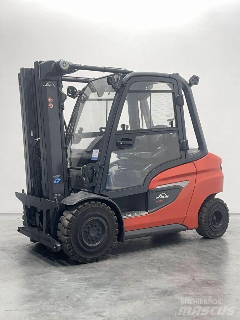 Linde H35D-01-1202 Diesel Stapler