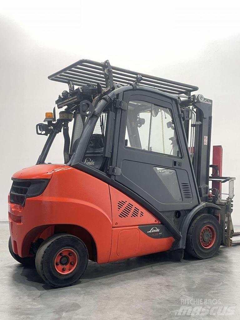 Linde H35D-02-393 Diesel Stapler