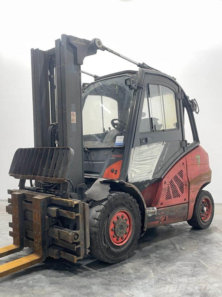 Linde H50D-02-394 Diesel Stapler