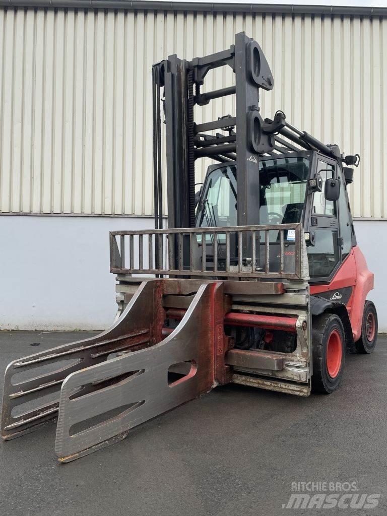 Linde H80D-03-396 Diesel Stapler