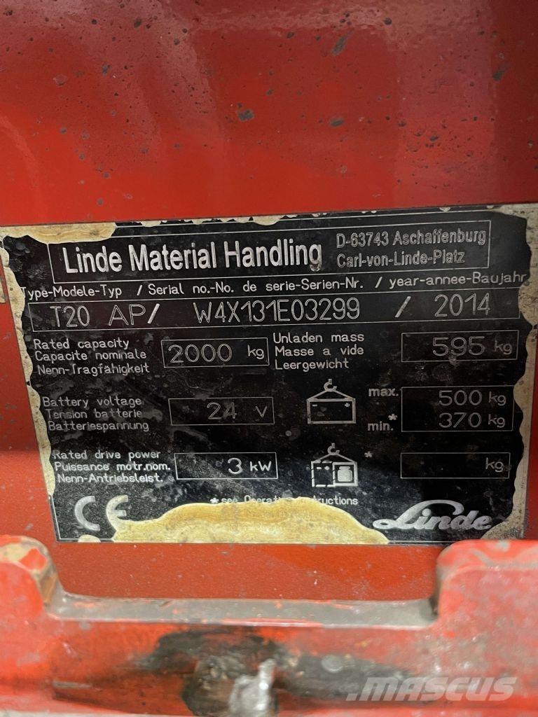 Linde T20AP-131 Niedergabelstapler