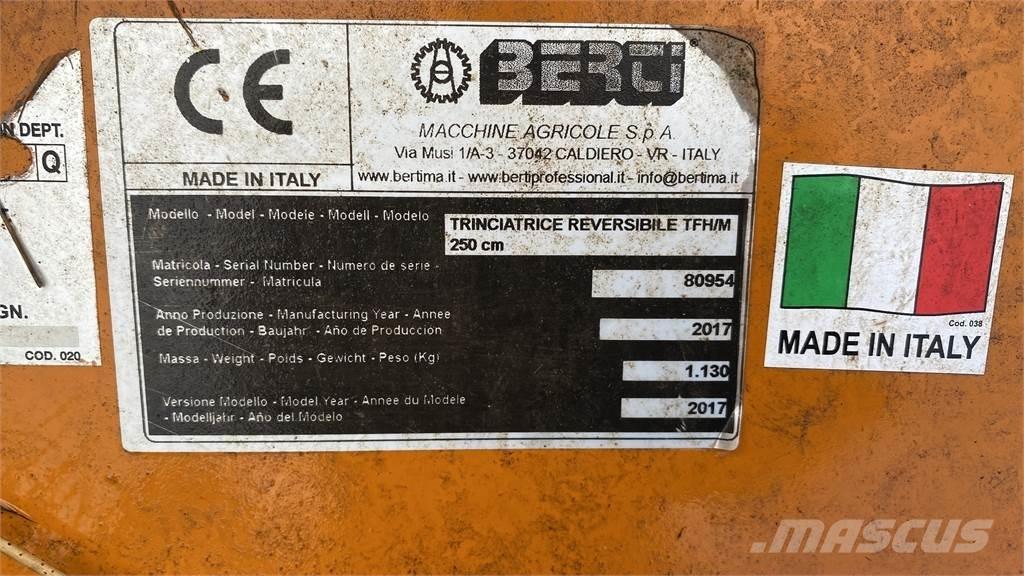 Berti TFH 250 BETESPUTS Mulcher