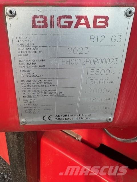 Bigab B12 VÄXLARVAGN Weitere Lade- und Grabgeräte