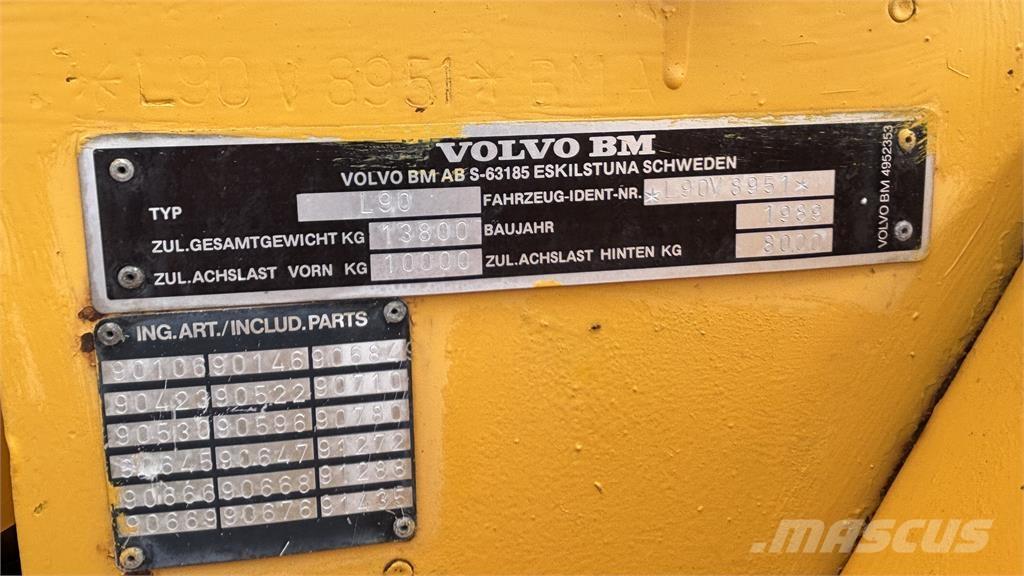Volvo L90 LASTMASKIN Radlader