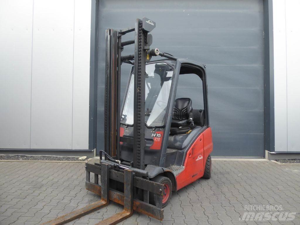 Linde H16D Diesel Stapler